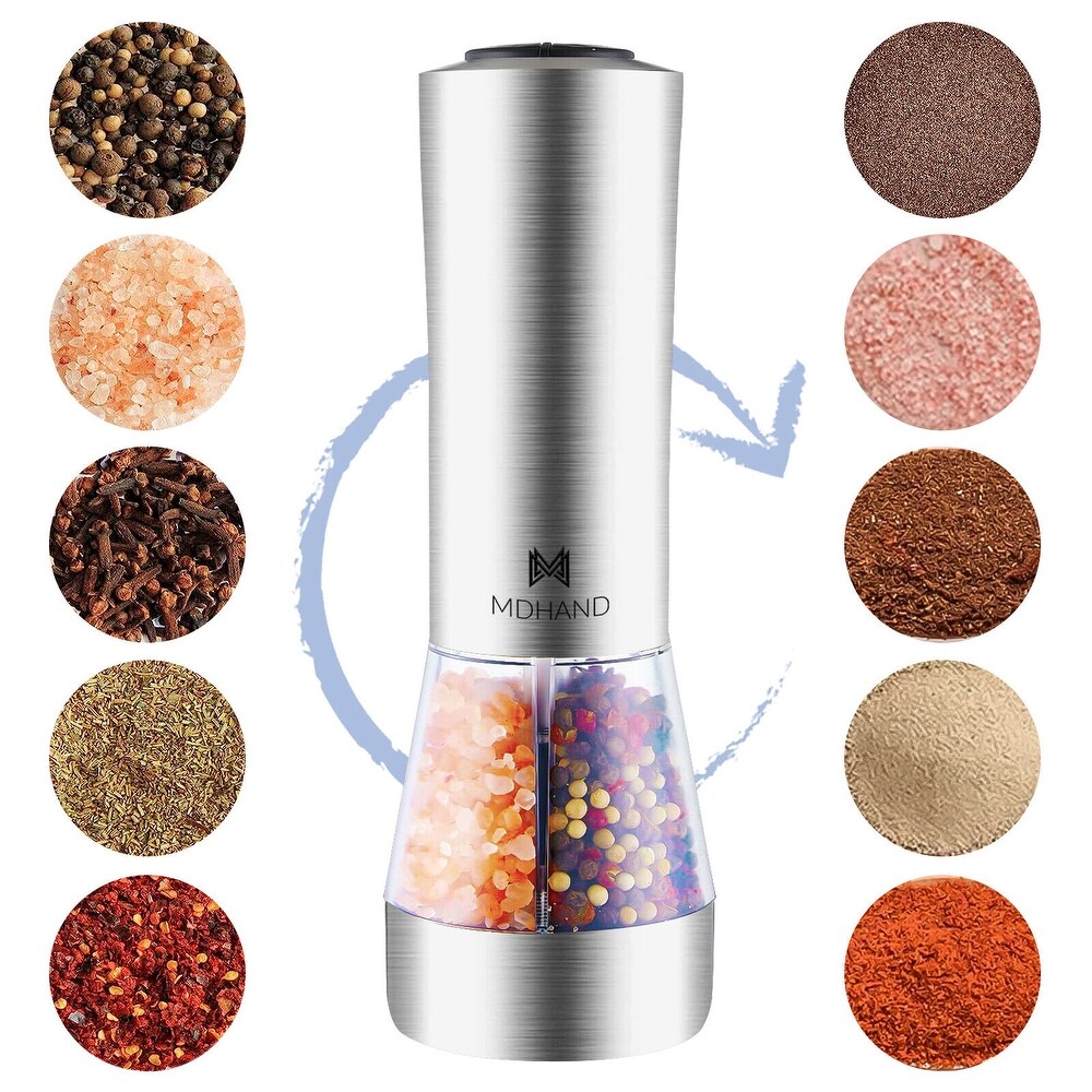 1 Pc Adjustable Electric Salt and Pepper Grinder