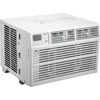 Whirlpool Energy Star 6000 BTU 115-Volt Window-Mounted Air Conditioner w Remote Digital Display DehumidifierTimer 250 sq.ft. WHAW061BW