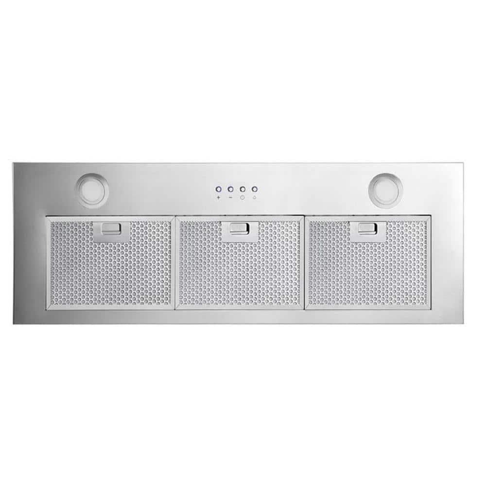 Ancona Inserta Plus 36 in 420 CFM Ducted BuiltIn Range Hood with LED in Stainless Steel