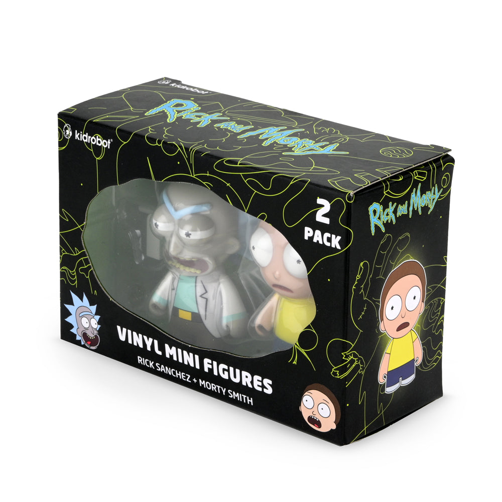 [adult swim] Raygun Rick & Morty Vinyl Mini Figure 2-Pack