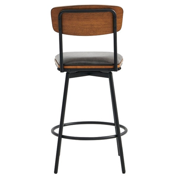 Claire Swivel Counter Height Bar Stool Set of 2