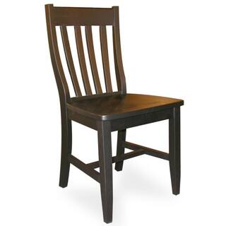 International Concepts Black Wood Dining Chair (Set of 2) C46-61P