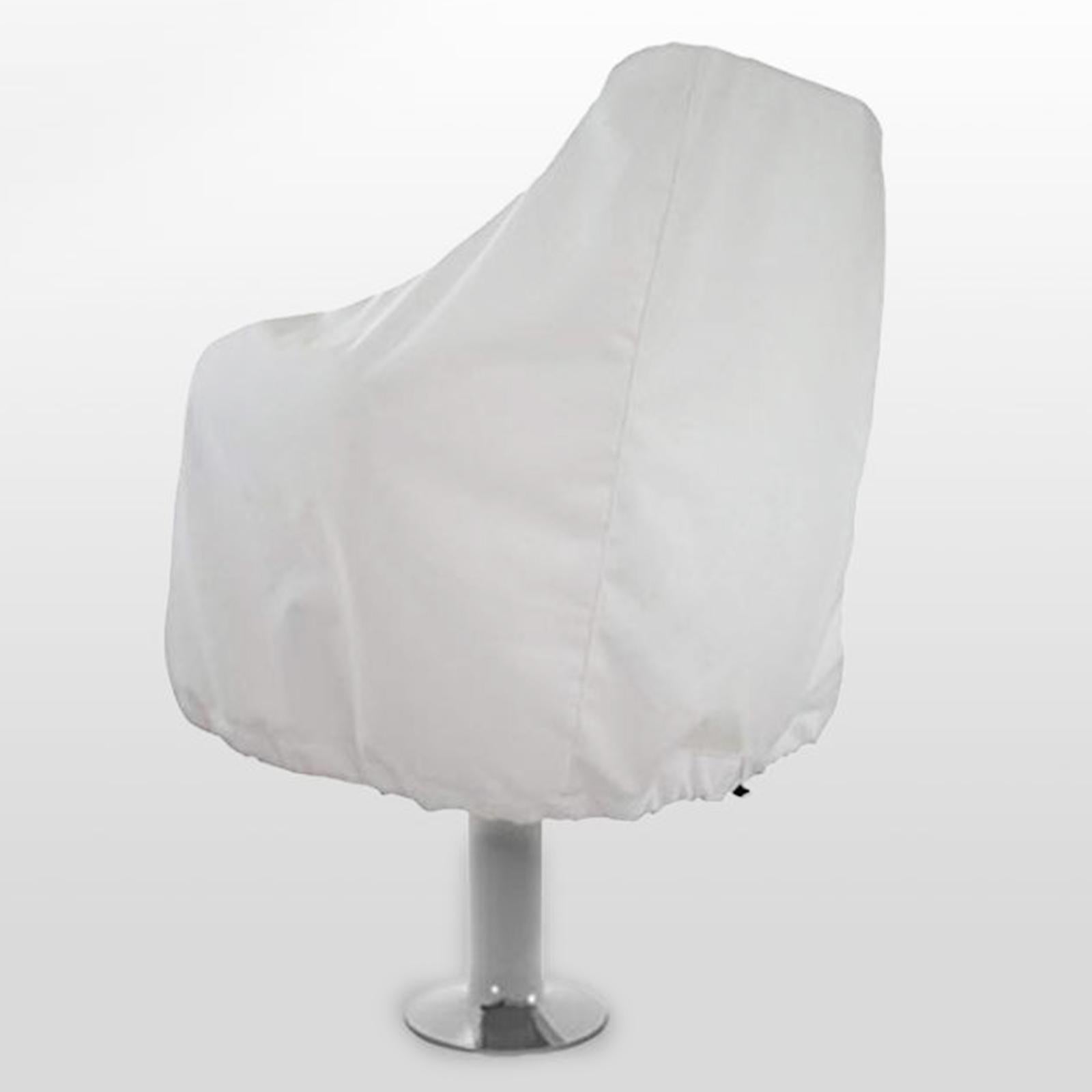 210D Single Boat Seat Cover， Dust Rain ， Sea Boat Outdoor Waterproof Resistant， Multicolor ， 65×65×120cm White