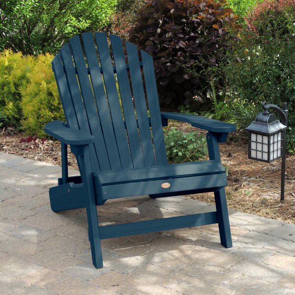 Ecofriendly KingSize Folding and Reclining Adirondack Chair