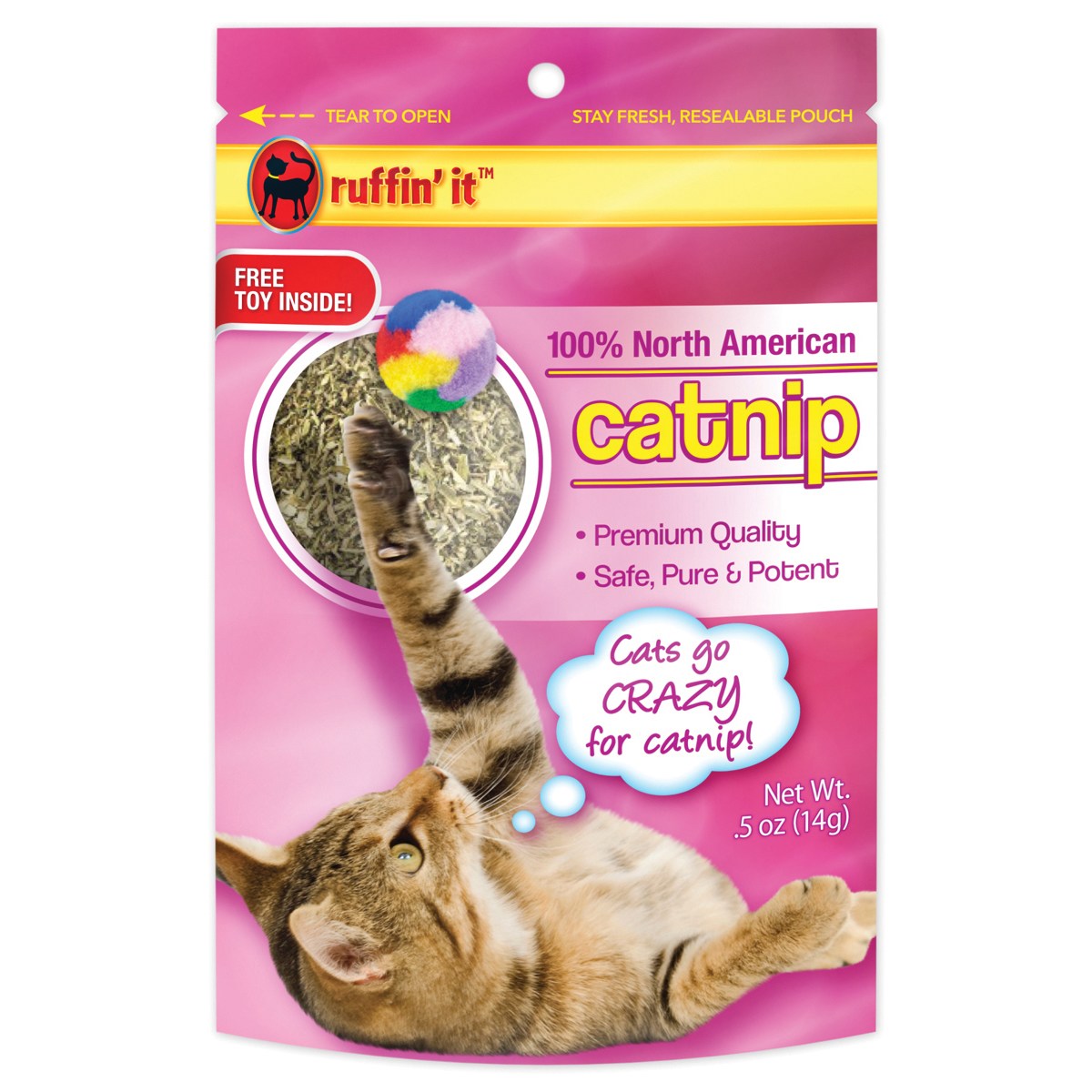 North American Catnip W/Toy-