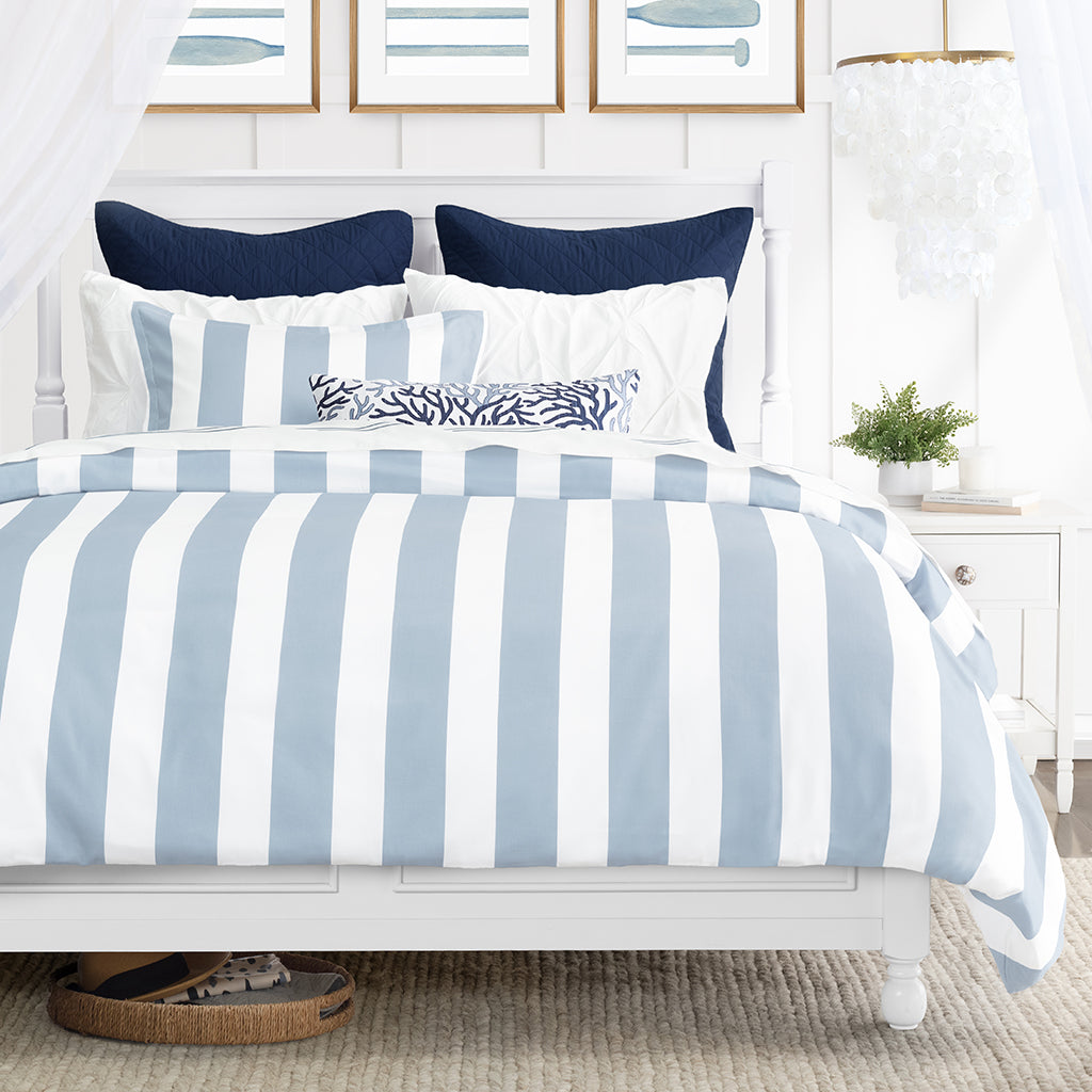 French Blue Harbor Duvet Cover