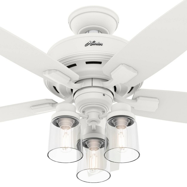 Bennett Ceiling Fan With Remote includes Led Light Bulb Hunter Fan