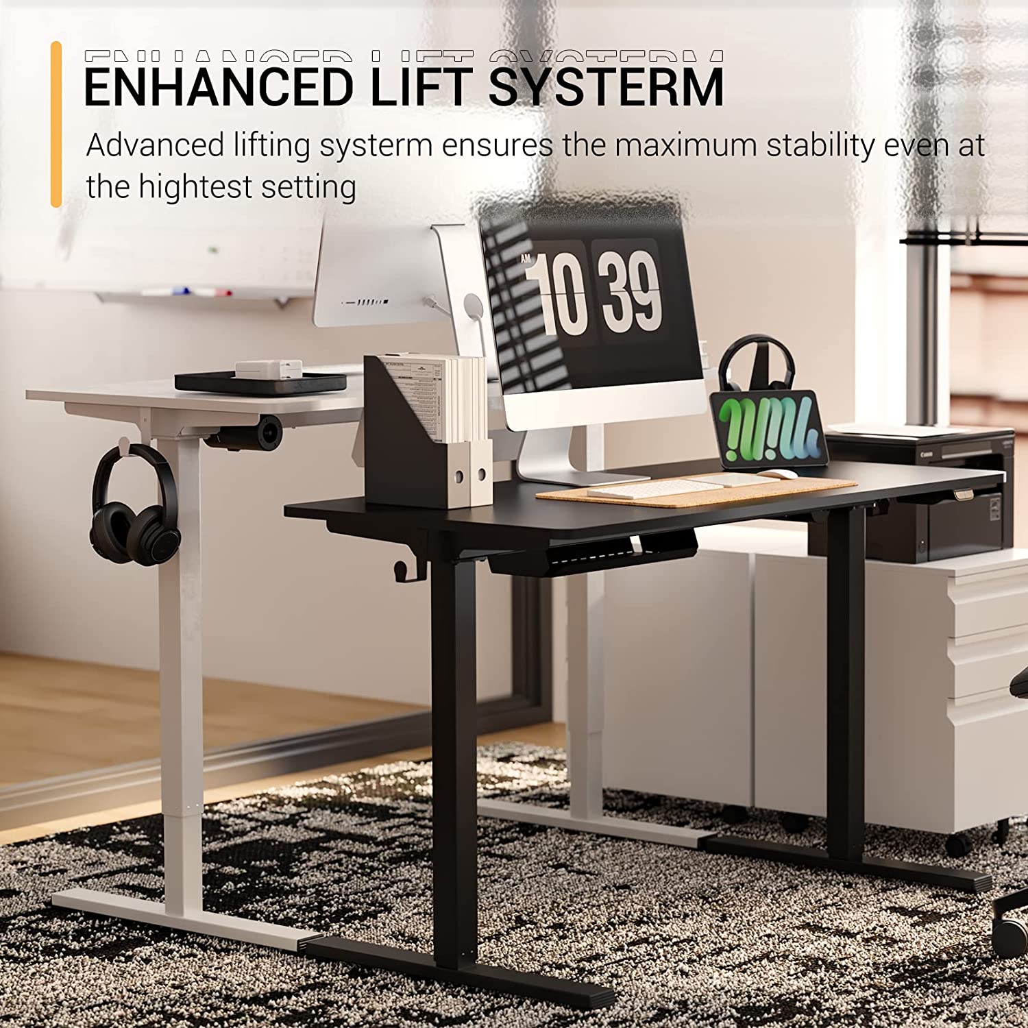 2023 New Electric Lift Computer Desk