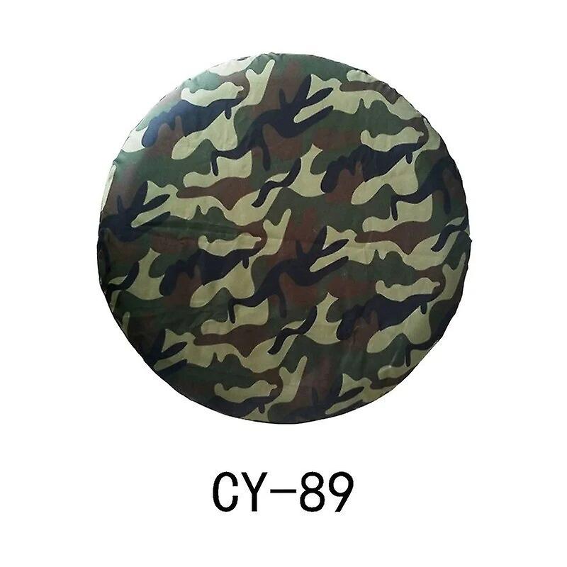 Army Camouflage Spare Tire Cover Pvc Wheel Protectors Weatherproof For Cars Rv Trailer Suv Camper Travel