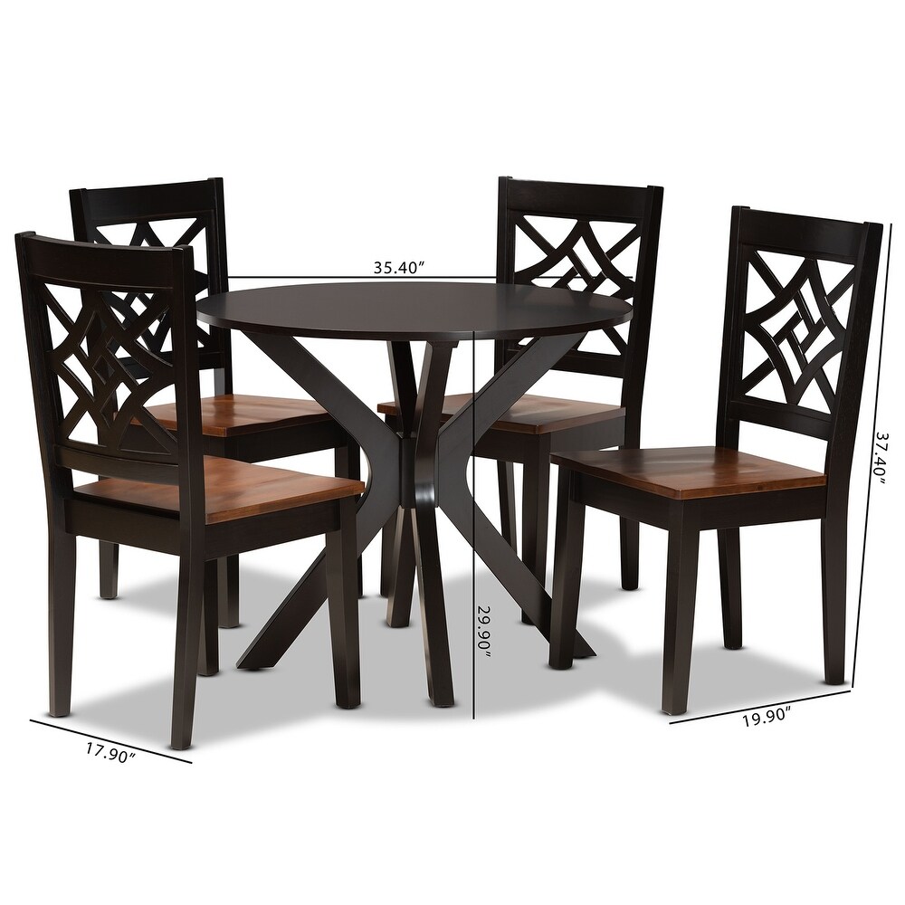 Miela Modern and Contemporary 5 PC Dining Set