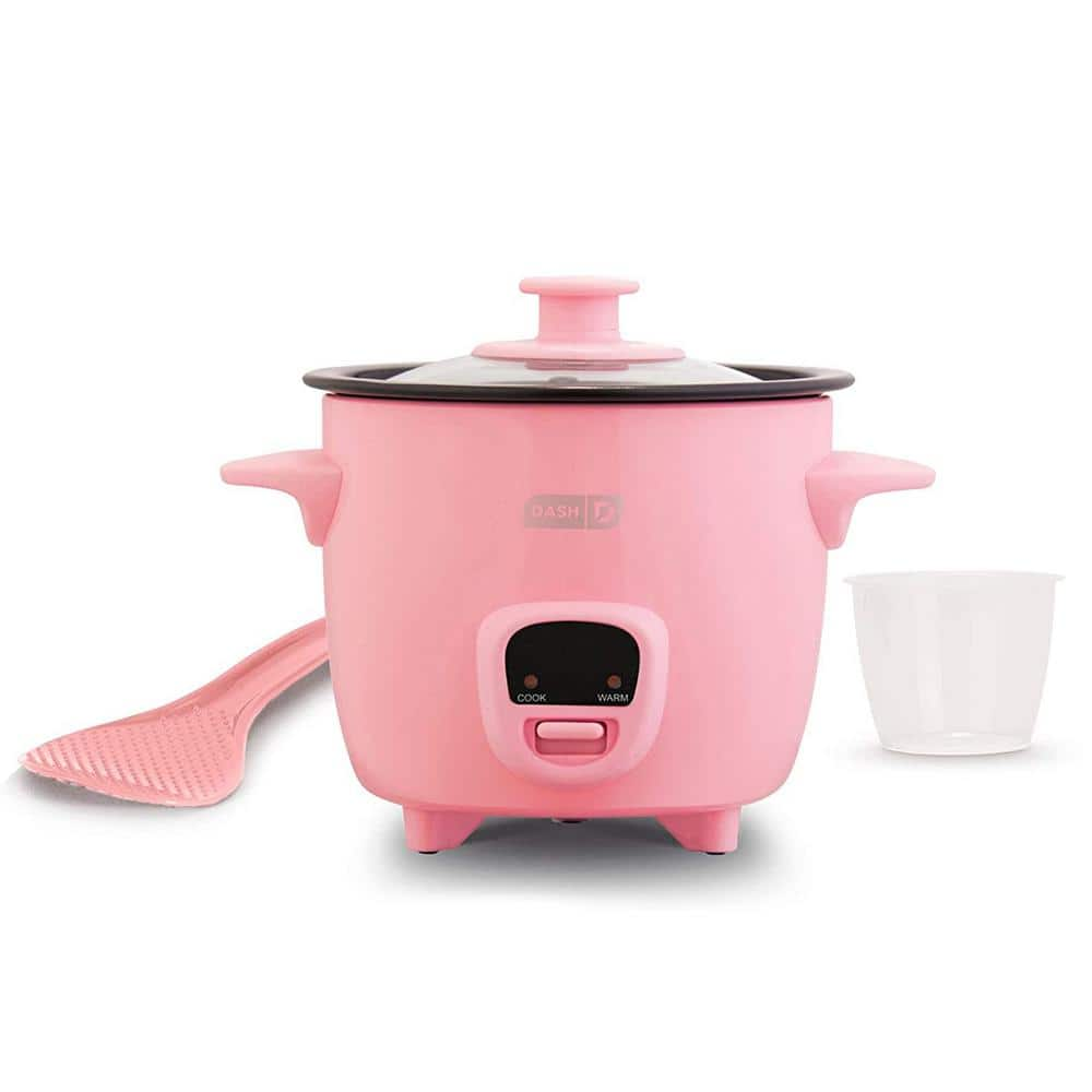 Dash Mini 16-oz. 2-Cup Rice Cooker in Pink with Keep Warm Setting 985119609M