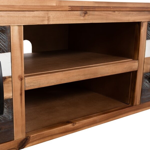 TV Cabinet Solid Acacia Wood 47.2