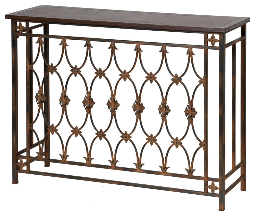 Signature End or Side Table  Brown   Farmhouse   Console Tables   by GwG Outlet  Houzz