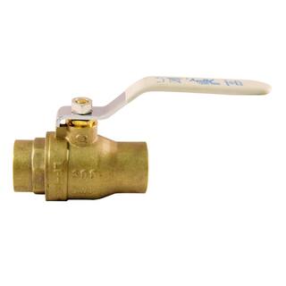 Apollo 1 in. Brass SWT x SWT Ball Valve Solder Full-Port THD94A205