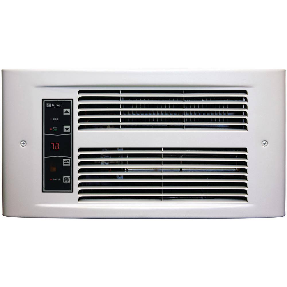 KING PX Eco 120-Volt 1500-Watt Electric Wall Heater in White Dove PX1215-ECO-WD-R