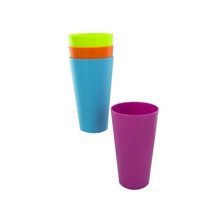 32 oz. Large Plastic Tumbler - Pack of 12 - 17.9