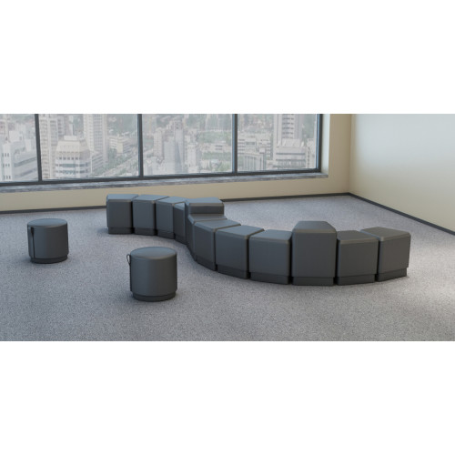 Lorell Contemporary 20 Rectangular Foot Stool (86940)