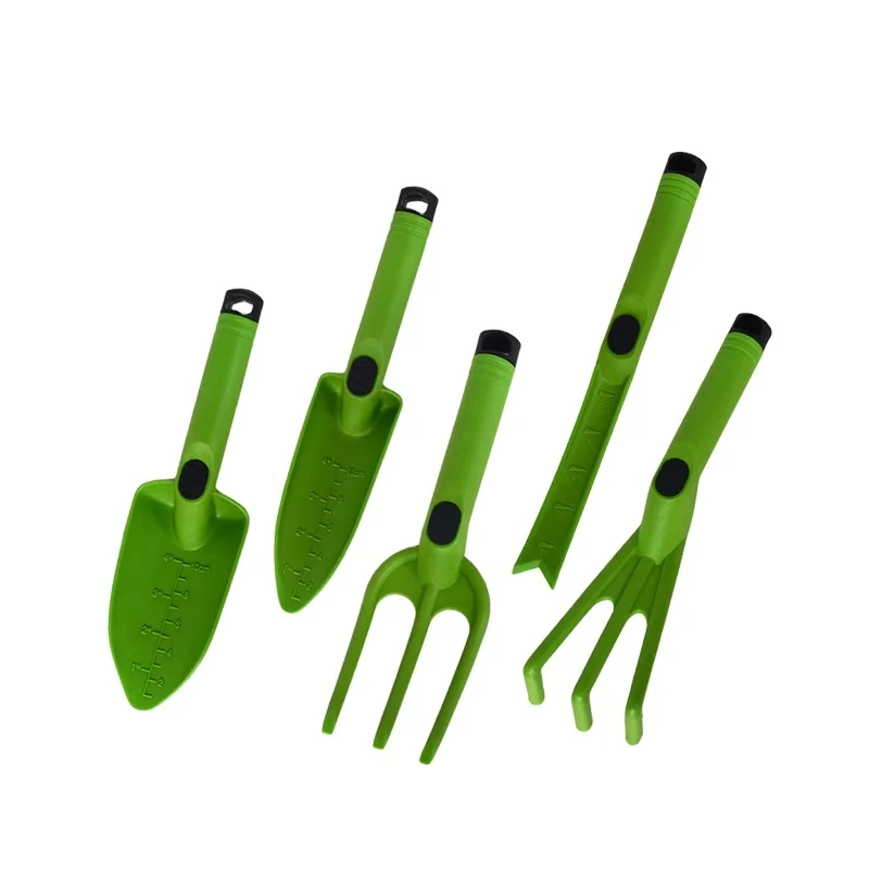 high quality cheap price 5 piece garden tool set for flower and succulent plants care household green hand mini garden tools