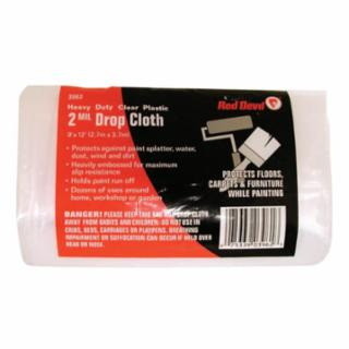 Red Devil 630 3962 2 Mil. 9'X12' Plastic Drop Clot...