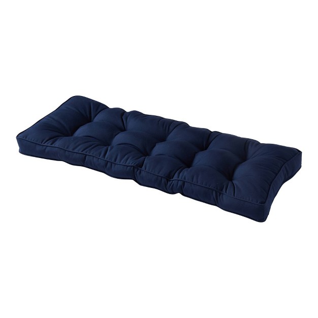 Solid Outdoor Bench Cushion