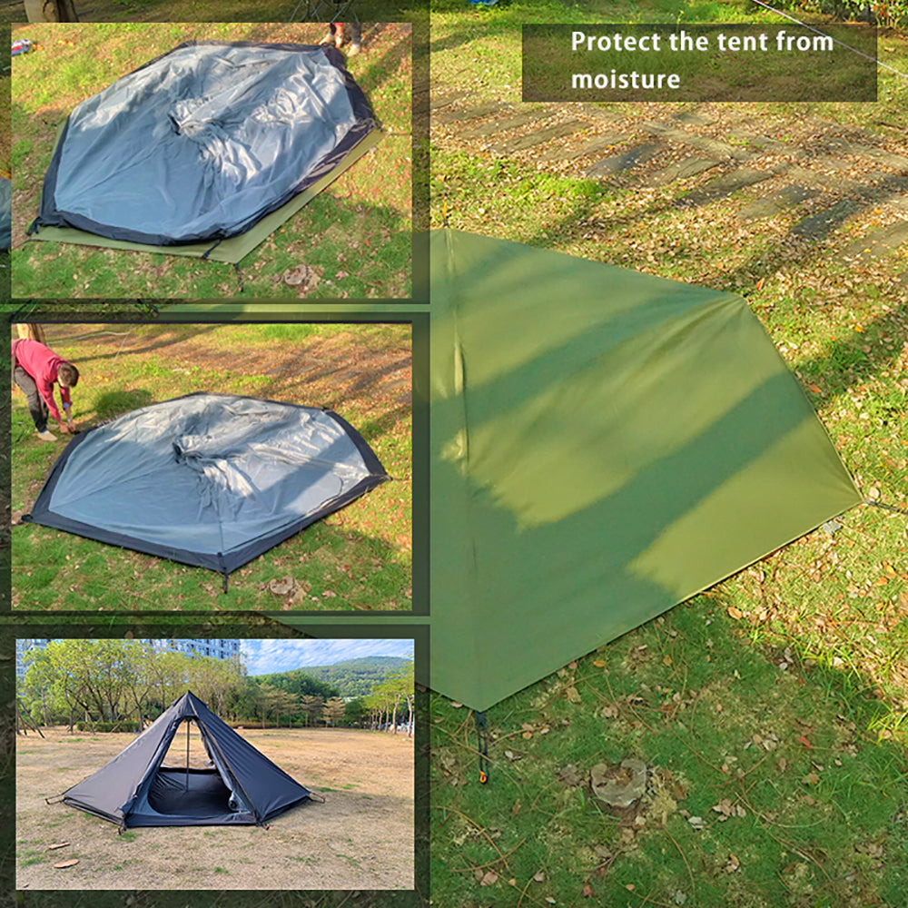 Octagonal Tent Footprint Ground Sheet Multifunctional Waterproof Camping Tarp Under Tent Thicken Picnic Mat