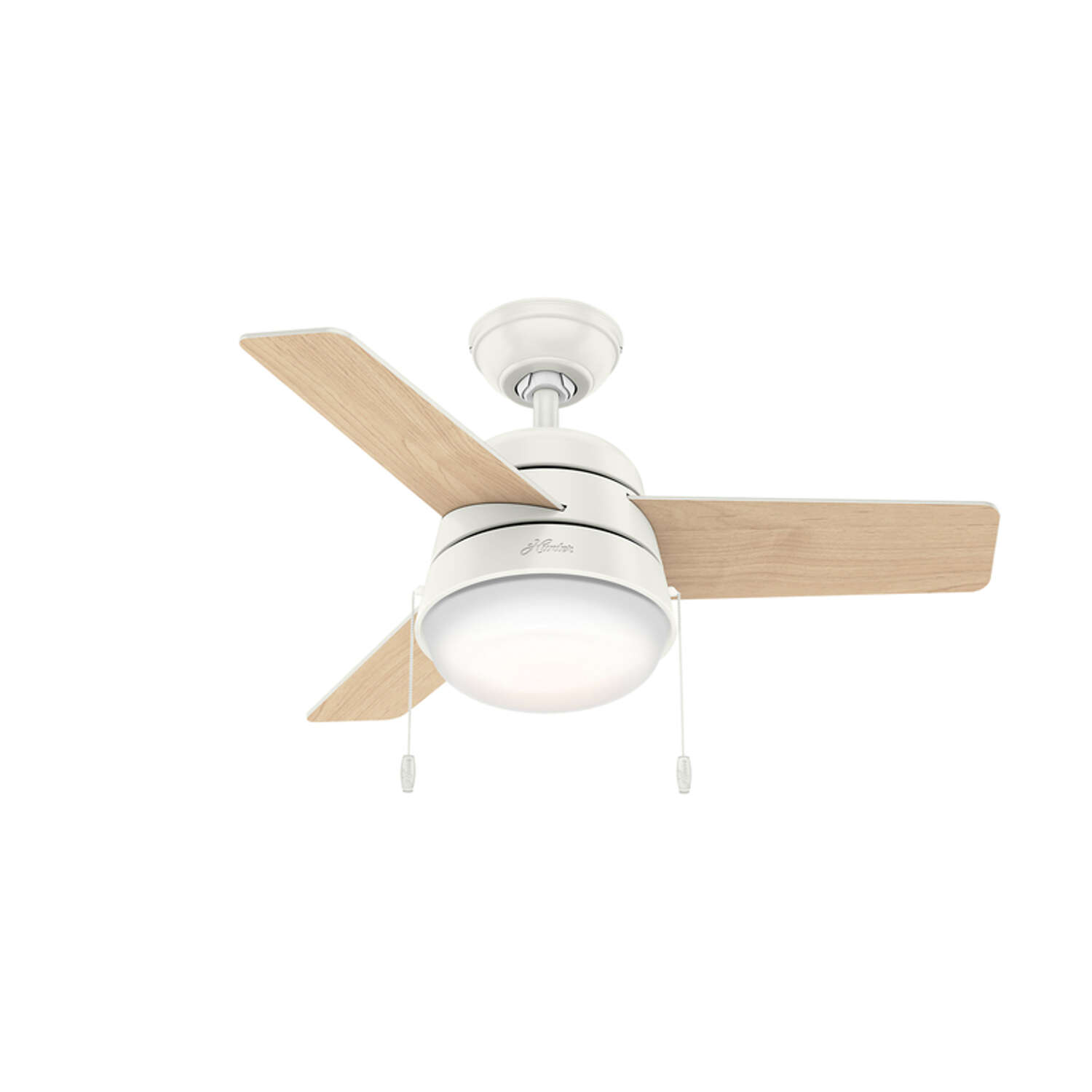 Hunter Aker 36 in. White LED Indoor Ceiling Fan