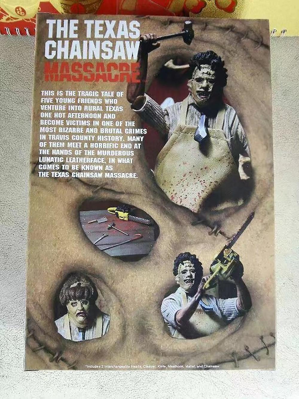 Texas Chainsaw Massacre Ultimate Leatherface Film Action Figure Set Fans Gift Halloween Indoor Ornaments New