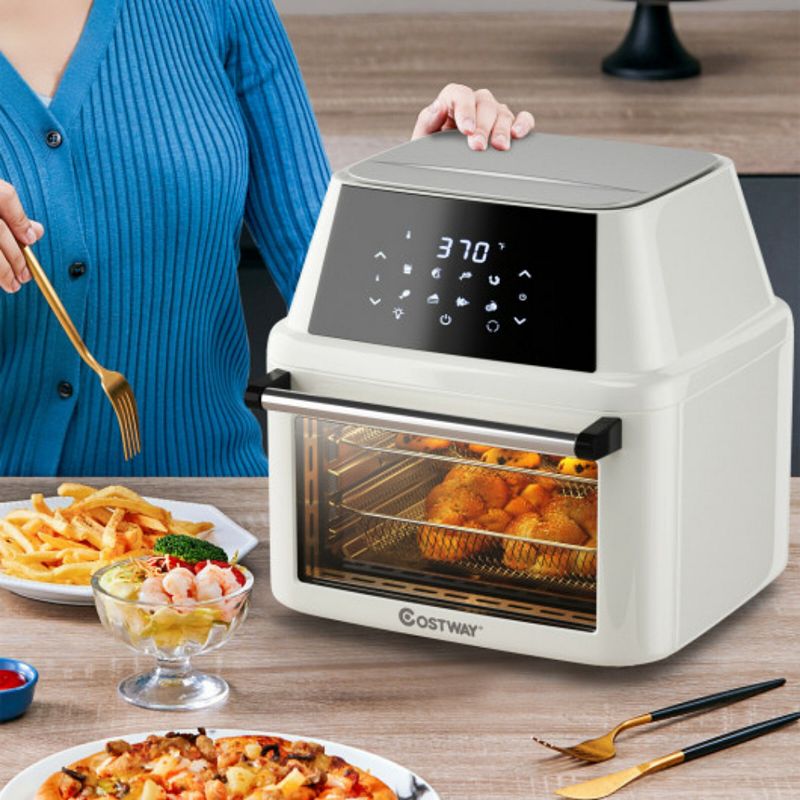 19 QT Multi-functional Air Fryer Oven 1800W Dehydrator Rotisserie