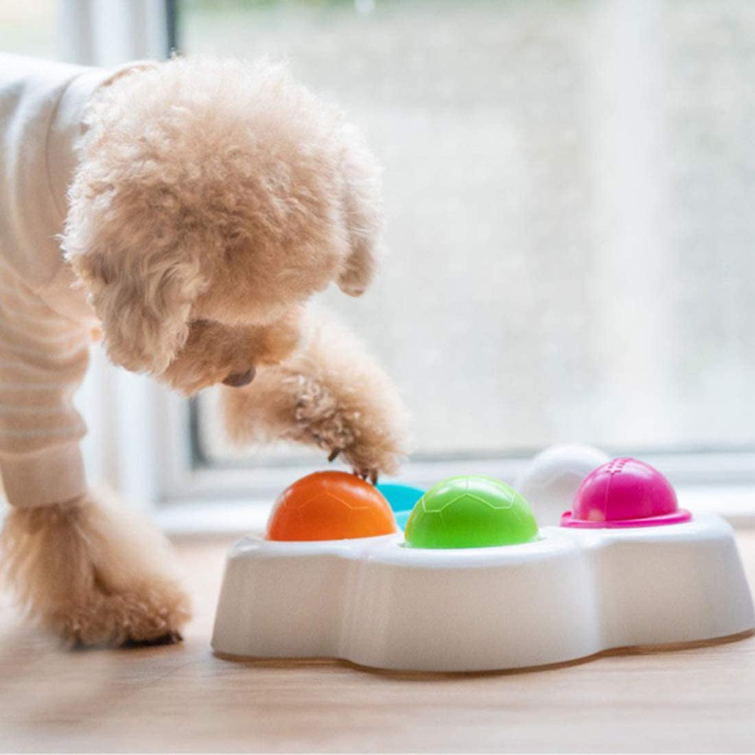 TEOZZO Dog Toy Cat Smart IQ Toy Puppy Treat Dispenser Interactive Pet Toys - Specially Designed for Training Treats