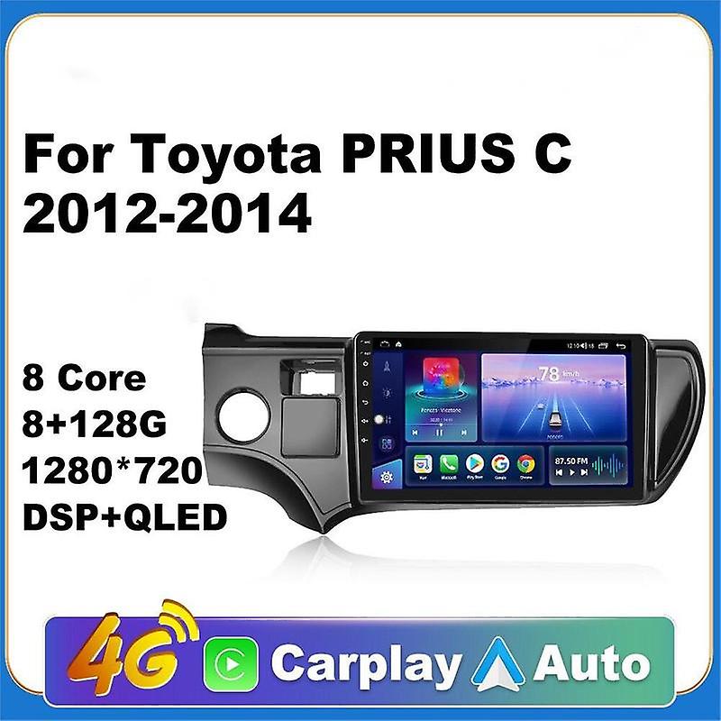 Car Android CarPlay Radio Multimedia Player For Toyota PRIUS C 2012-2014 2 Din Autoradio Video