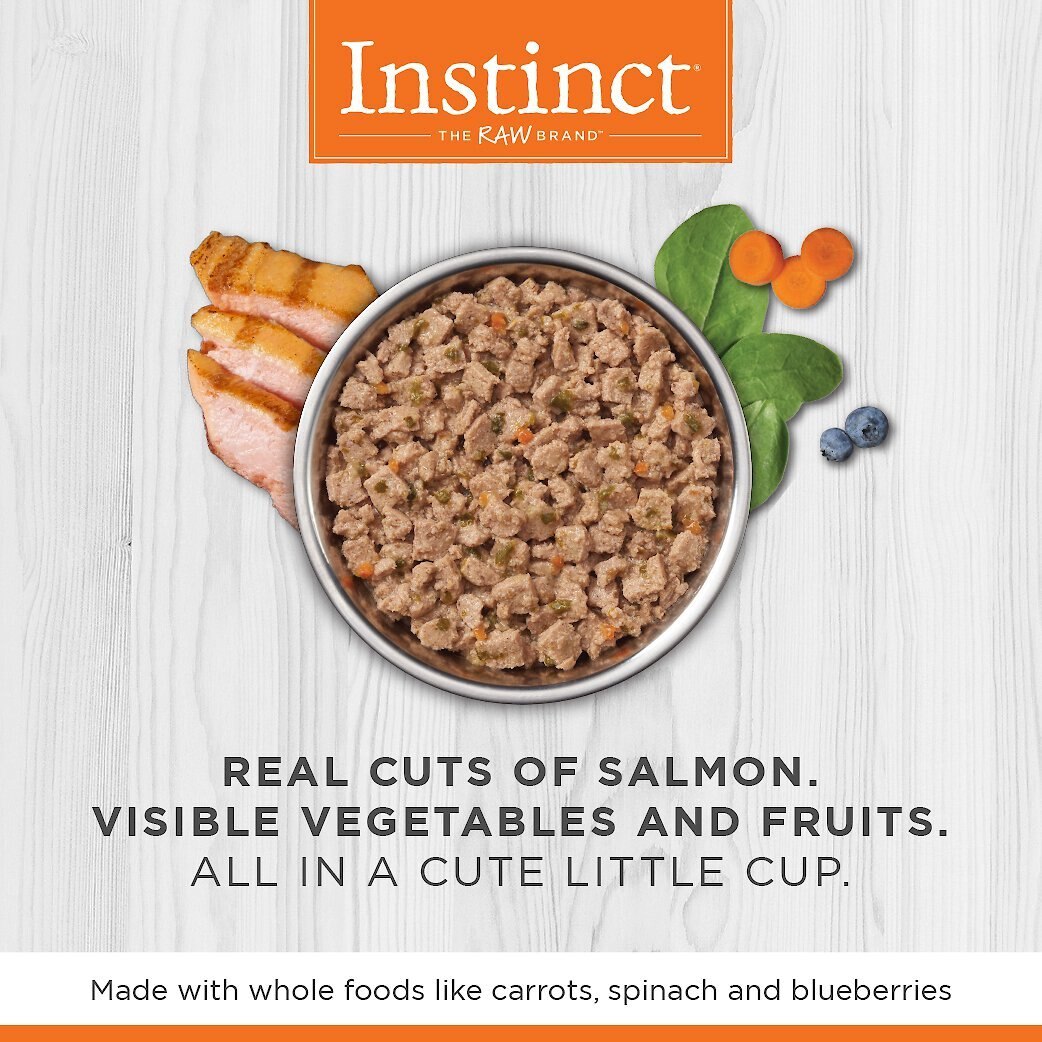 Instinct Grain-Free Minced Recipe with Real Salmon Wet Cat Food Cups