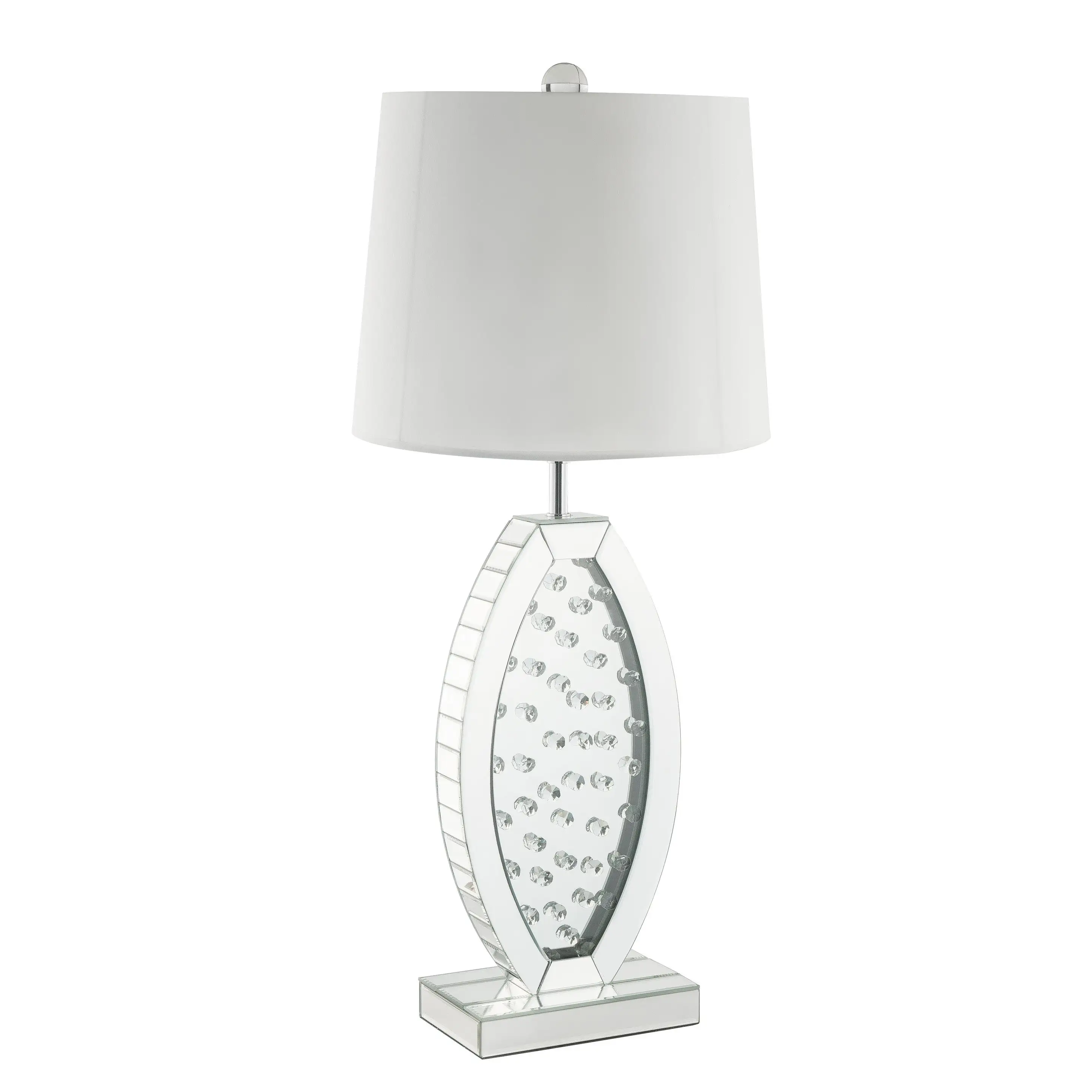 ACME Nysa Table Lamp in Mirrored and Faux Crystals