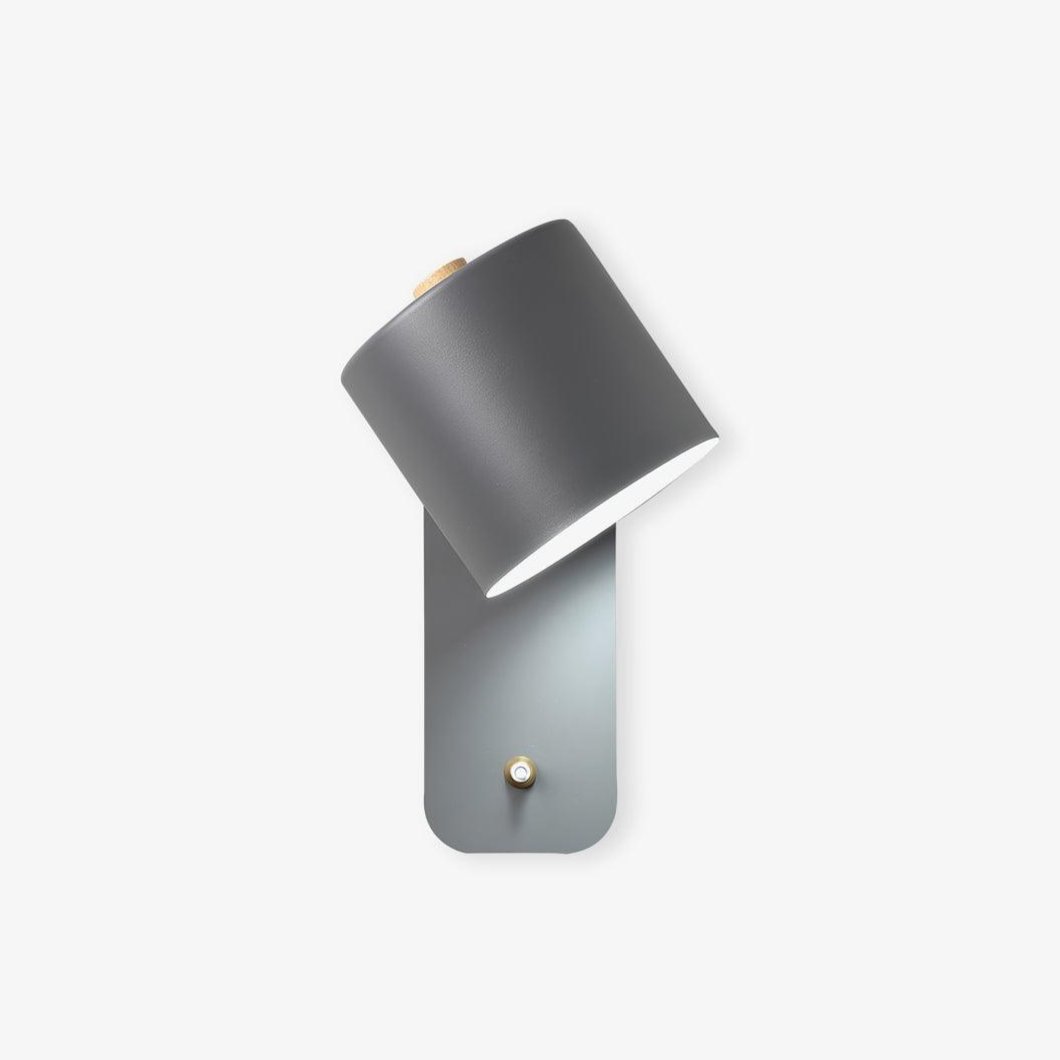 Rotatable Cylinder Plug-in Wall Lamp