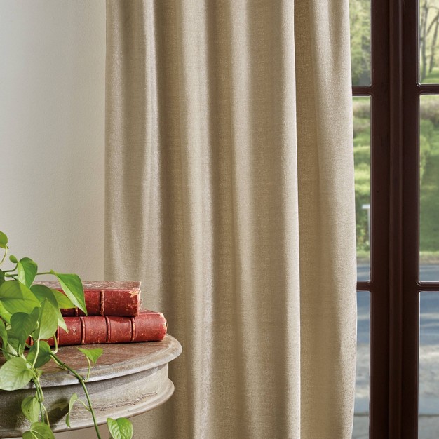 2pk Light Filtering Naples Chenille Window Curtain Panels Martha