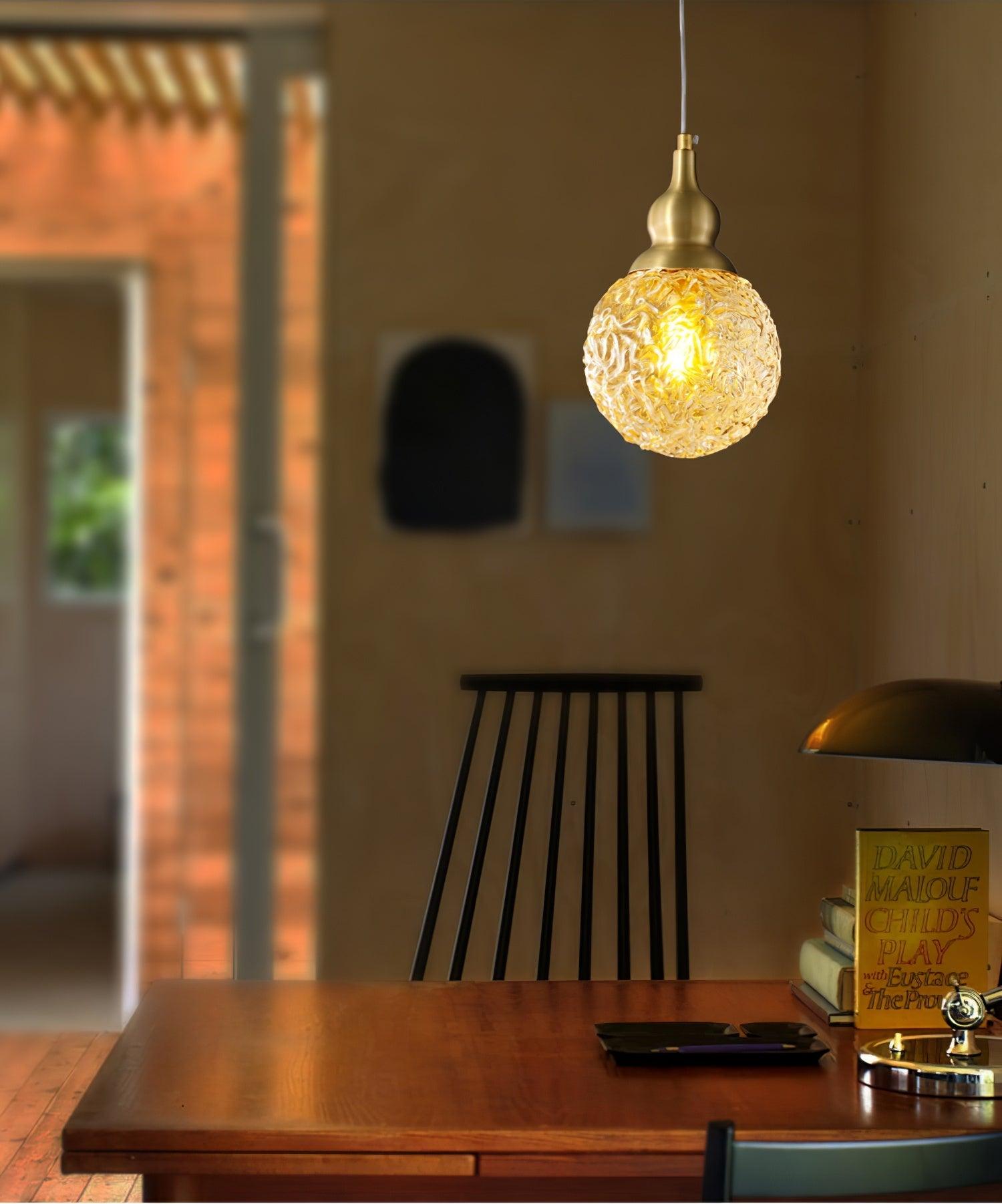 Bella Brass Pendant Light