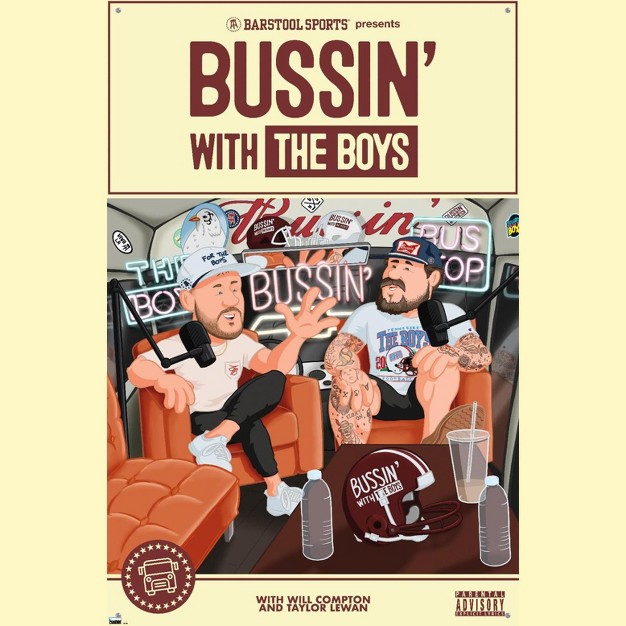 Trends International Barstool Sports Bussin x27 With The Boys Unframed Wall Poster Prints