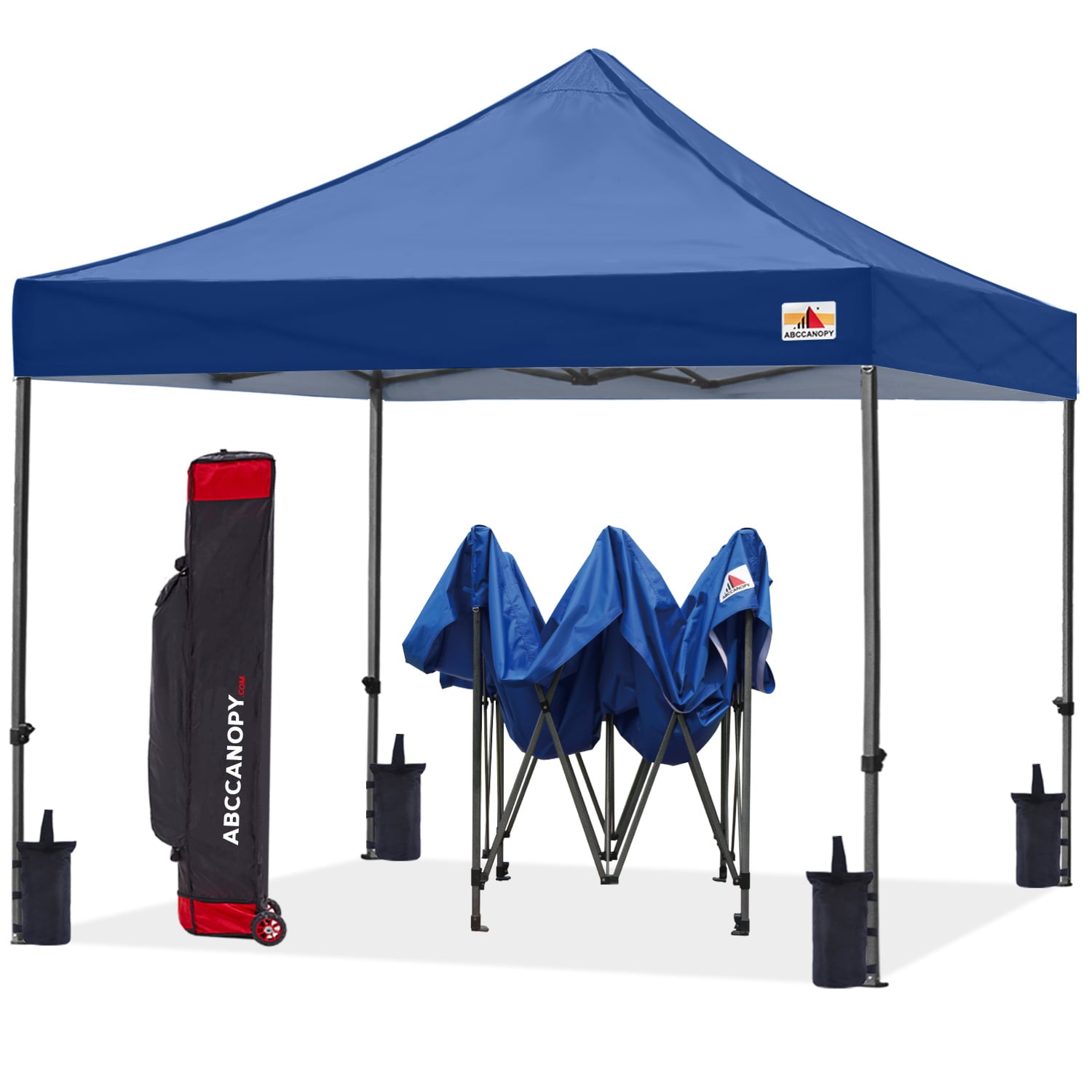 ABCCANOPY 10ft x 10ft Sturdy Instant Shelter Metal Outdoor Pop up Canopy，NavyBlue