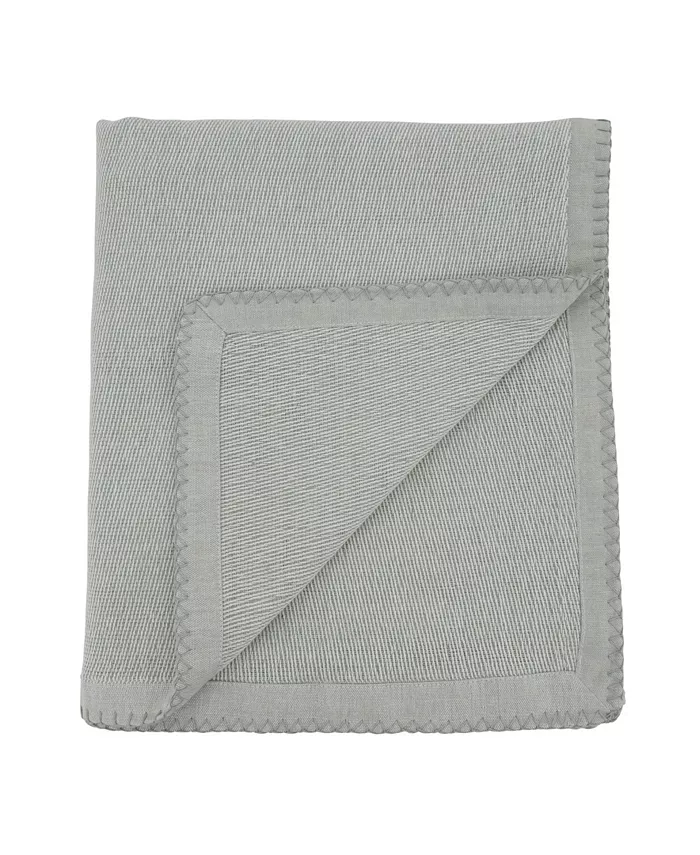 Saro Lifestyle Whipstitch Design Throw Blanket