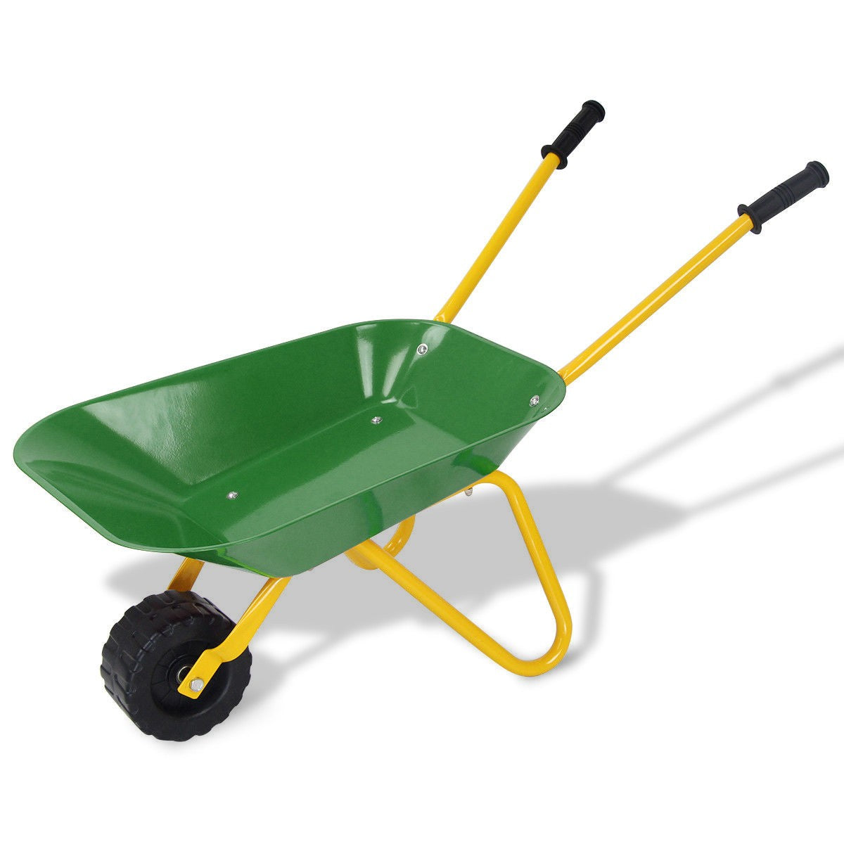 Kids Metal Wheelbarrow, Yard Rover Steel Tray