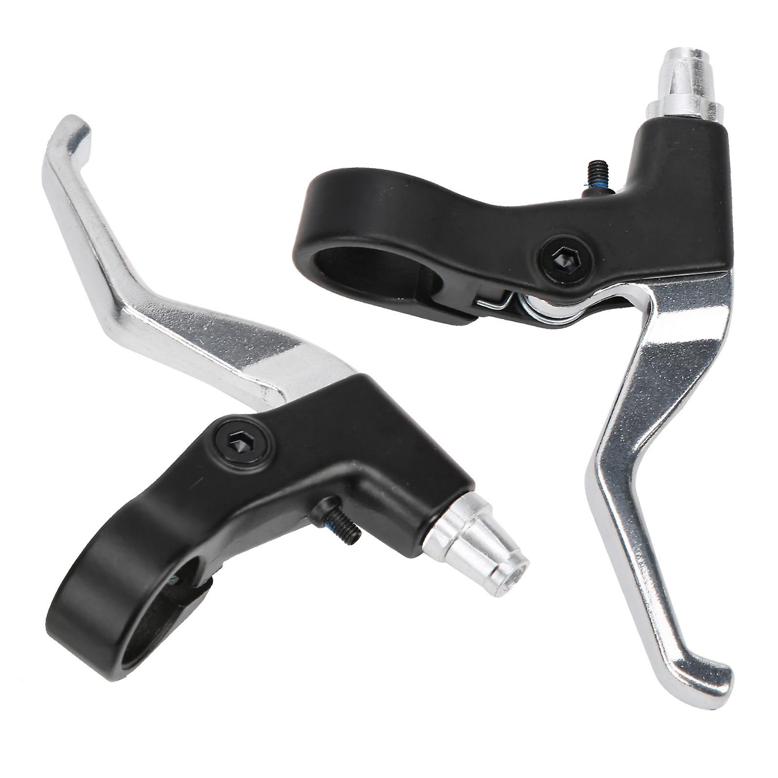 Mountain Bike Brake Handle Bicycle Aluminum Alloy Handlebar Brake Lever 22.2mm Diametersilver