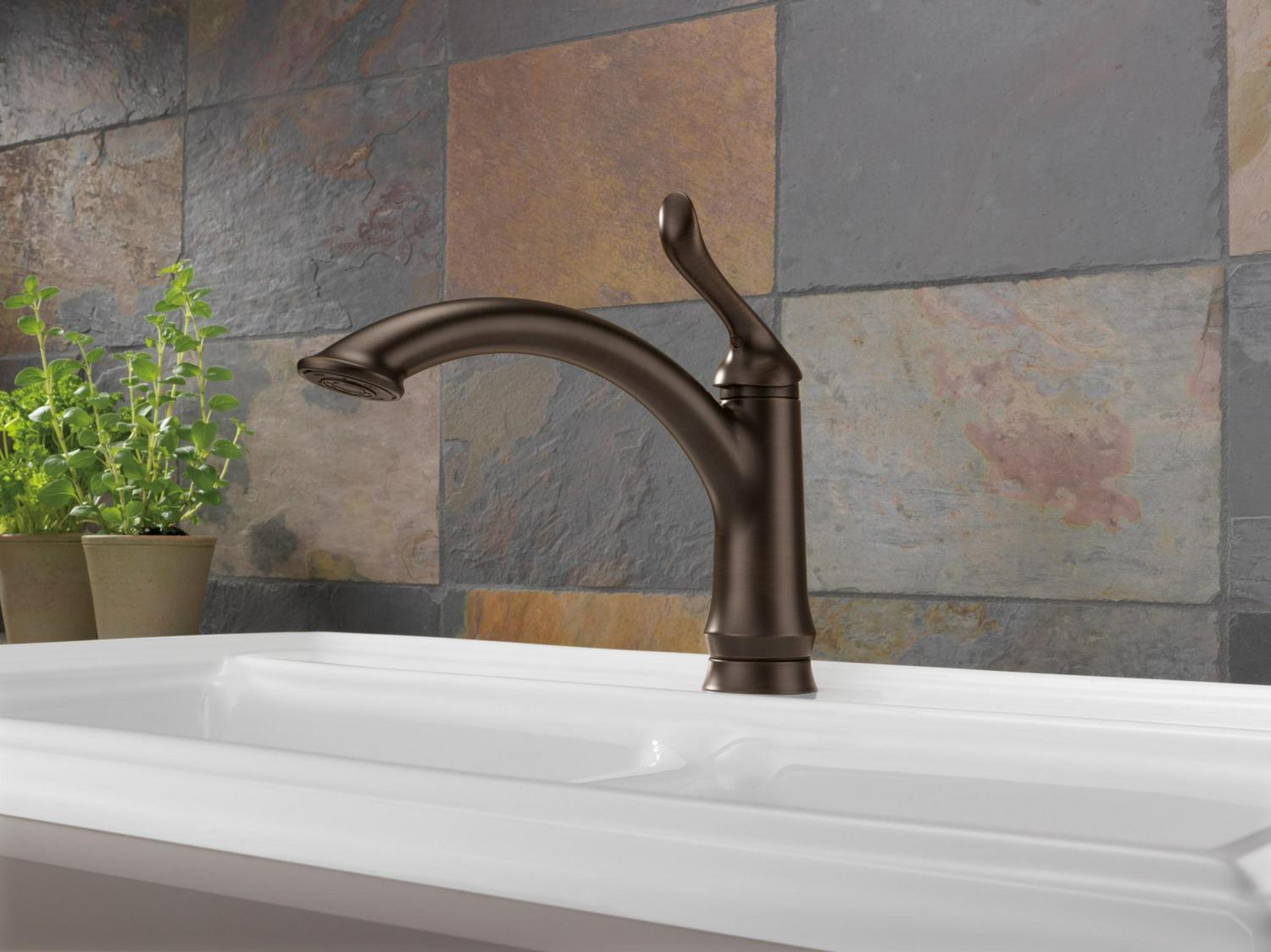 Delta 1353-Dst Linden Kitchen Faucet  Bronze