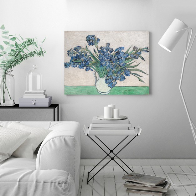 Americanflat Irises By Vincent Van Gogh Farmhouse Botanical Wall Art