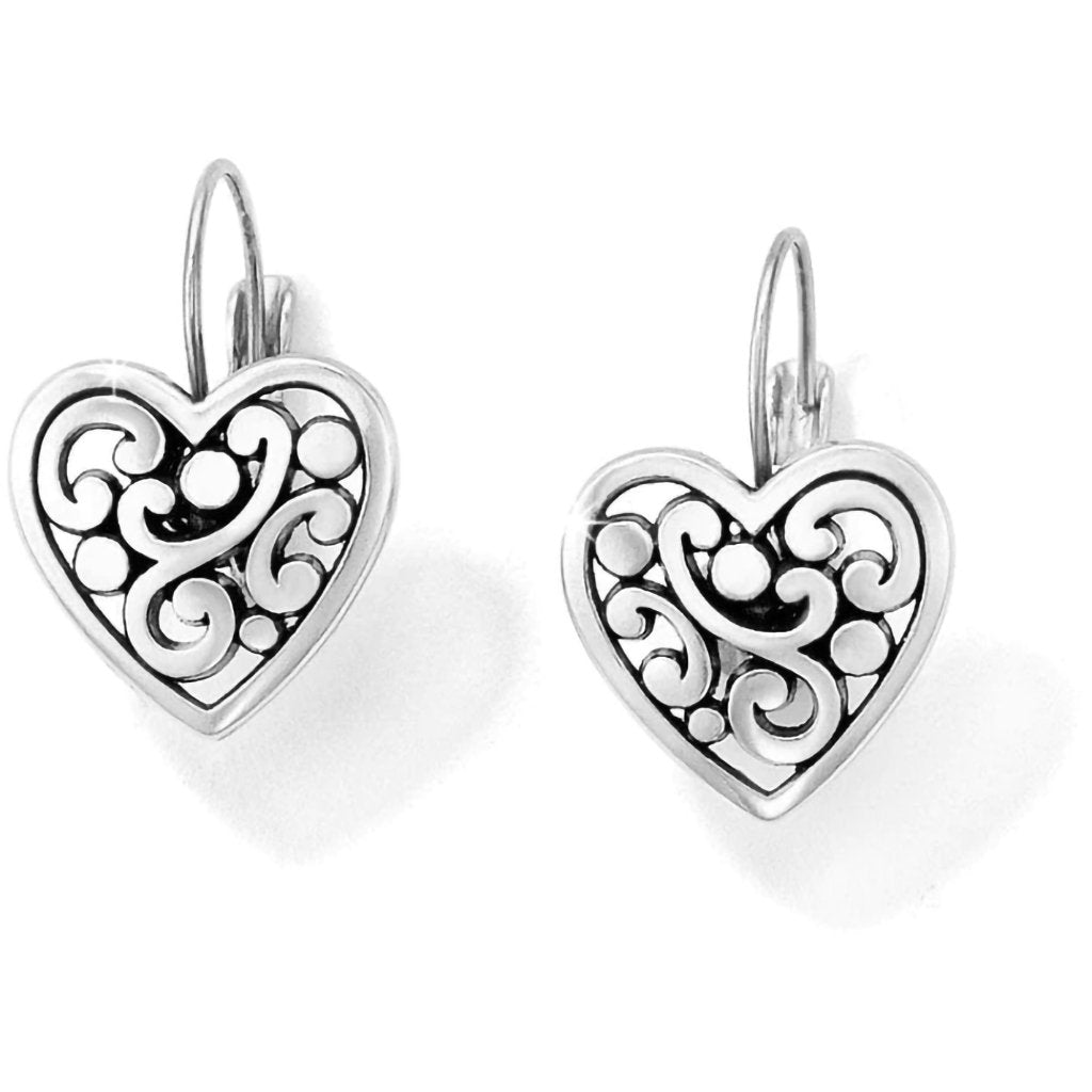 Brighton - Contempo Heart Leverback Earrings