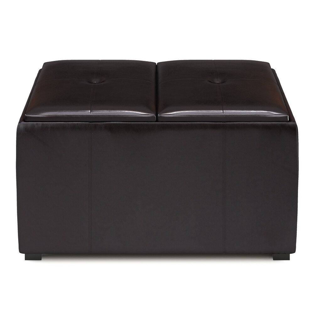 WYNDENHALL Franklin Wide Contemporary Table Ottoman