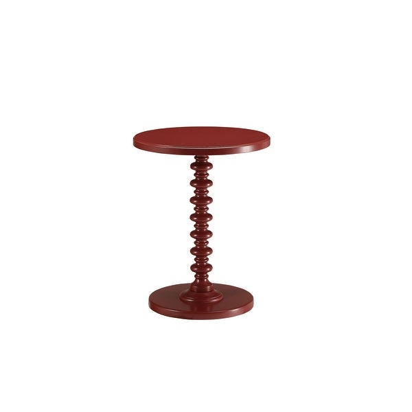 Acton Wooden Round Top and Base Side Table