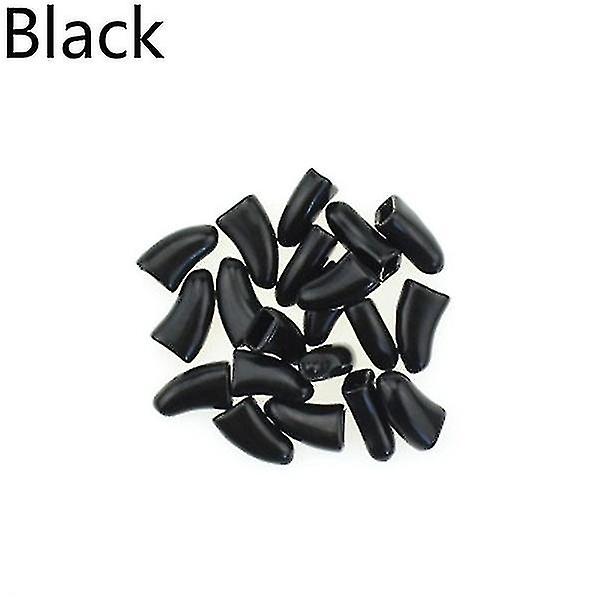 20/40pcs Soft Cat Nail Caps / Cat Nail Cover / Paw Claw / Pet Silicon Nail Protector With Free Glue Size Xs-xl