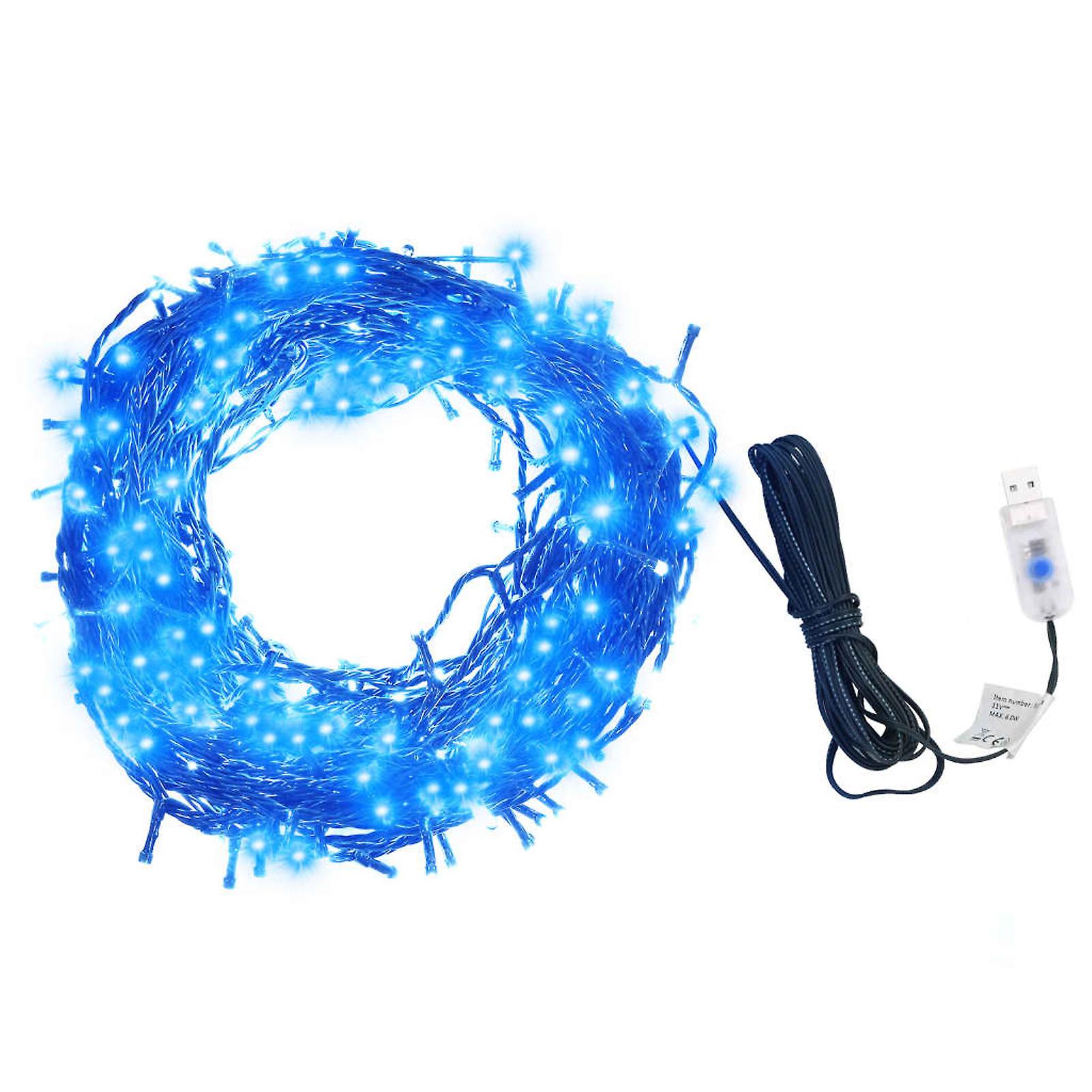 Light String With 400 Leds Blue 40 M 8 Light Effects No.357529