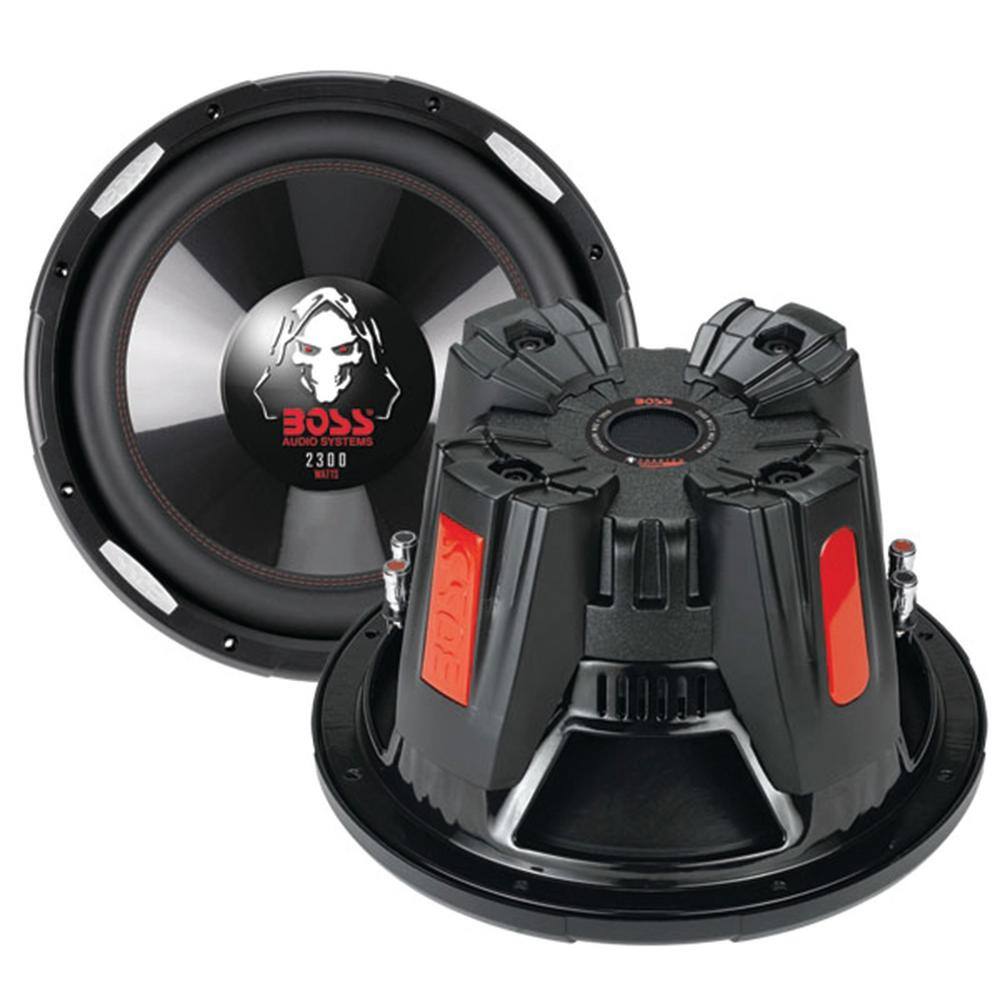 BOSS AUDIO SYSTEMS 12 in. 4600-Watt Car Power Subwoofers DVC 4 Ohm (2-Pack) 2 x P126DVC