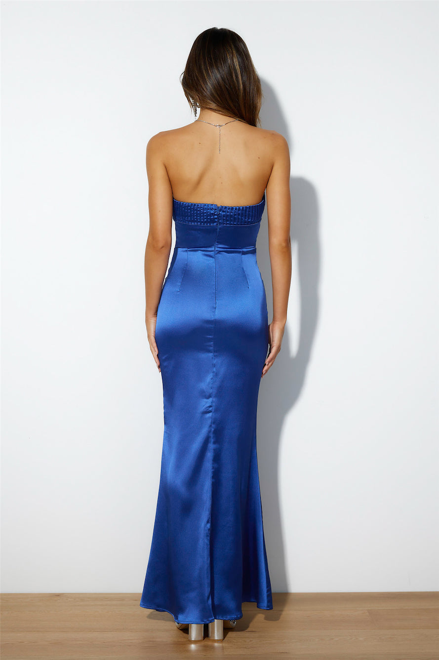 Take A Ride Maxi Dress Blue