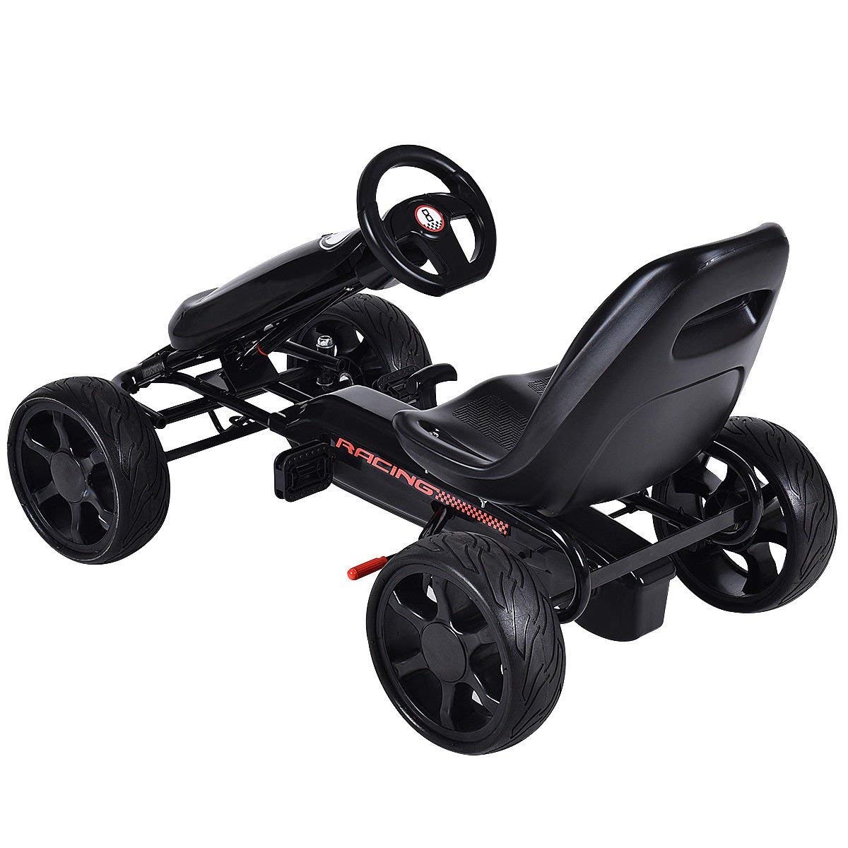 Costzon Go Kart, 4 Wheel Powered Ride On Toy